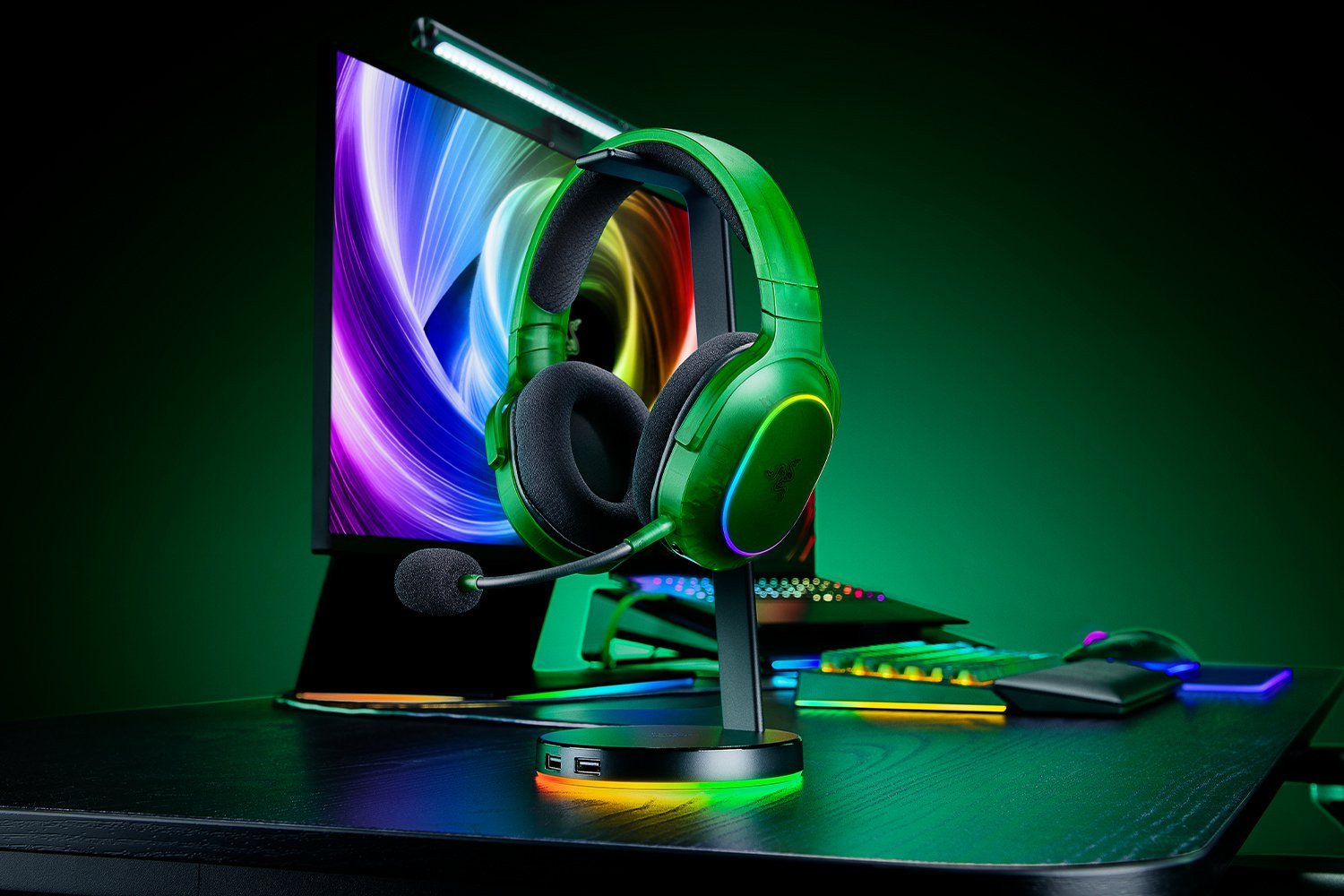 Kufje Razer Barracuda X Chroma Phantom Green Edition