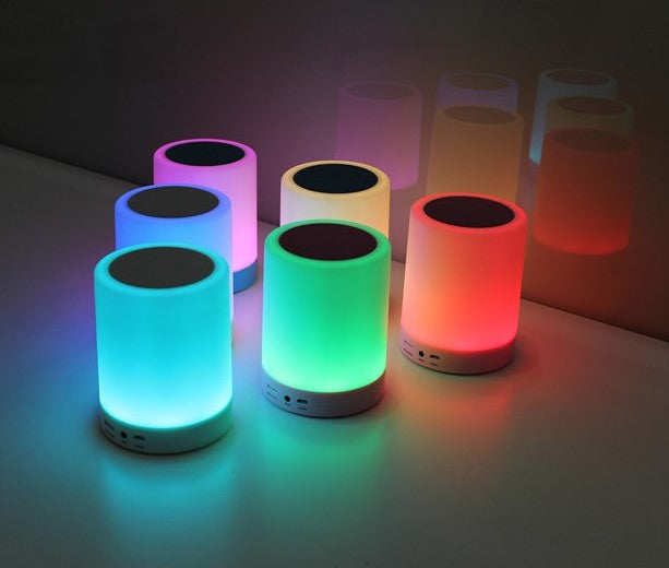 Speaker Touch Lamp LED Light Bluetooth Portable